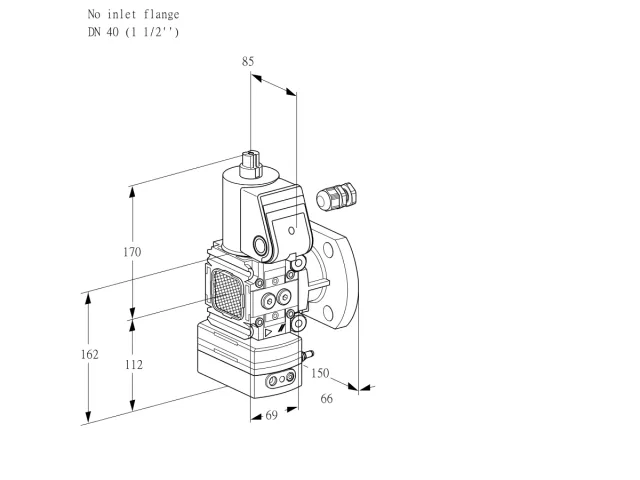 Kromschroder VAD 2-/40F/NQ-100A — регулятор давления газа — 88011390