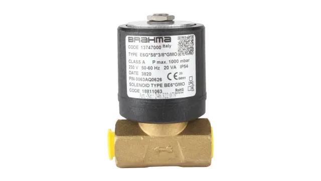 Газовый электромагнитный клапан Brahma E6G*S8*3/8*GMO 13747000