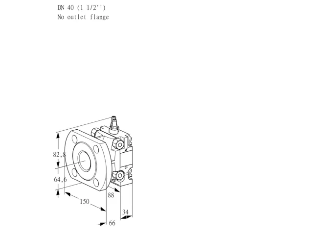Kromschroder VMF 240/-F05M — газовый фильтр — 88014524