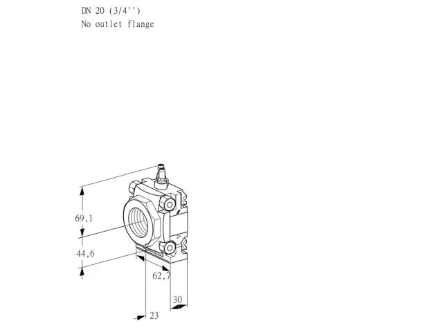 Kromschroder VMF 120/-N05M — газовый фильтр — 88025558