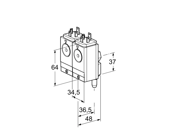 Kromschroder DG 60/150VCT4-5W — реле давления — 84448981