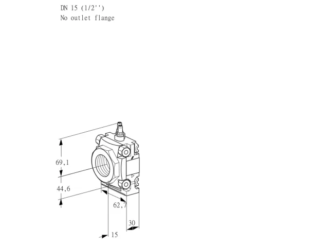 Kromschroder VMF 115/-N05M — газовый фильтр — 88024742
