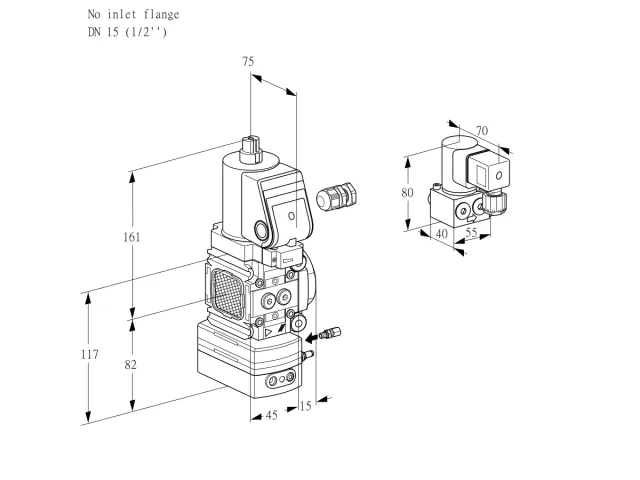 Kromschroder VAG 1-/15R/NWSRBE — регулятор соотношения газ/воздух — 88019833