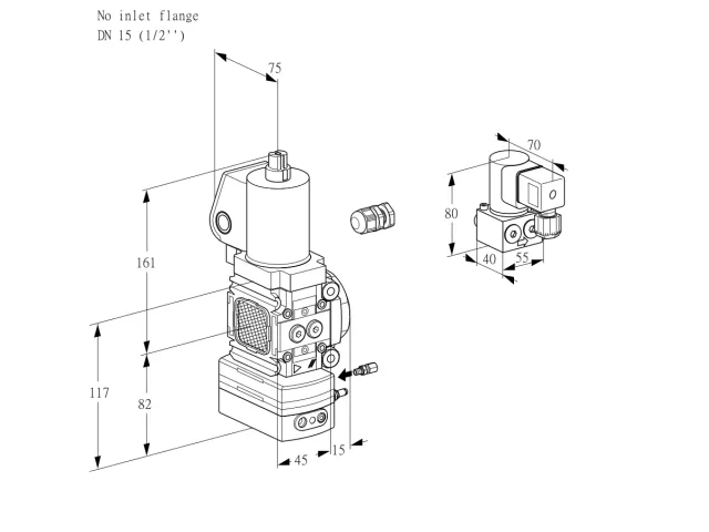 Kromschroder VAG 1-/15R/NWSLBE — регулятор соотношения газ/воздух — 88019834