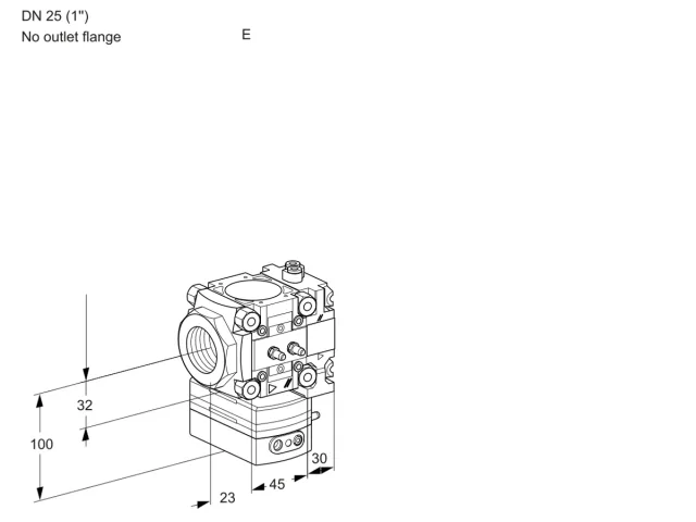 Kromschroder VRH 1E25R/--05HEVR/MM/PP — регулятор расхода газа — 88102836