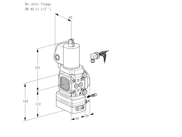 Kromschroder VAG 2-/40R/NWSLAE — регулятор соотношения газ/воздух — 88024723