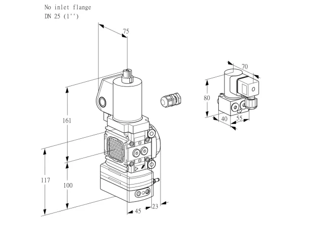 Kromschroder VAV 1-/25R/NQSLAK — регулятор соотношения газ/воздух — 88014767