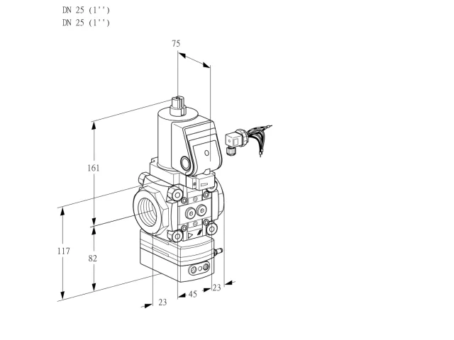 Kromschroder VAD 125R/NWGR-25A — регулятор давления газа — 88032578
