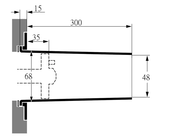 Kromschroder TSC 65A048-300/35-Si-1500 — компонент промышленной горелки — 74918137