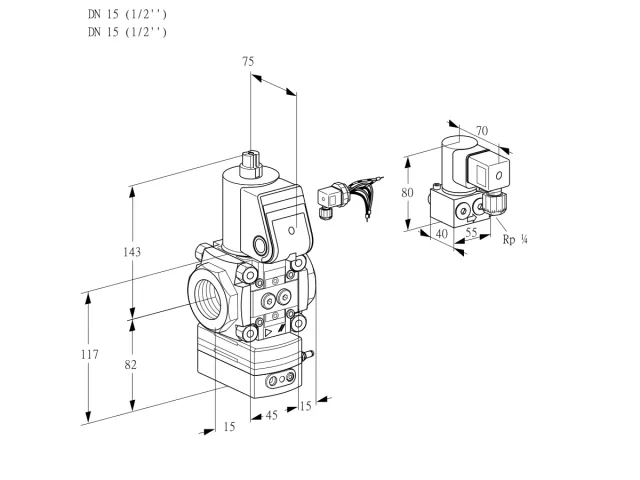 Kromschroder VAD 115R/NW-50B — регулятор давления газа — 88030911