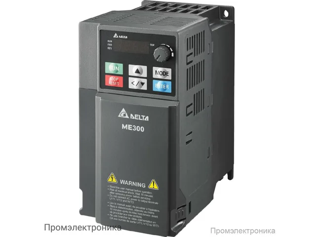 Преобразователи частоты Delta Electronics VFD1A6ME21ANNAA (0.2 кВт 1ф 230В) серии ME300