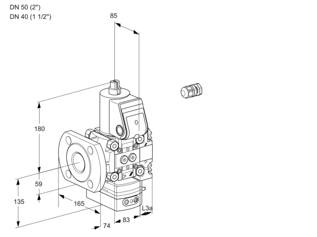 Kromschroder VAD 3E50F/40R05D-100VWR/PP/PP — регулятор давления газа — 88106234