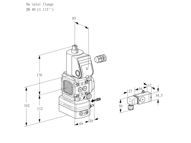 Kromschroder VAG 2-/40R/NWAK — регулятор соотношения газ/воздух — 88011279