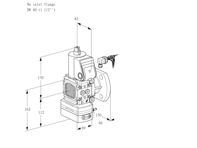 Kromschroder VAG 2-/40F/NWAN — регулятор соотношения газ/воздух — 88016823