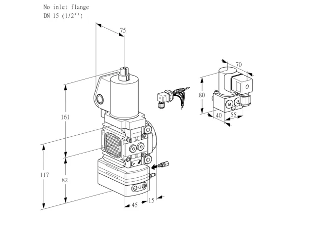 Kromschroder VAG 1-/15R/NWSLBE — регулятор соотношения газ/воздух — 88019868