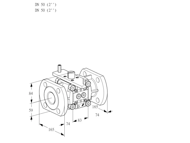 Kromschroder VFC 350/50F05-32PPMM — линейный регулятор расхода — 88303201