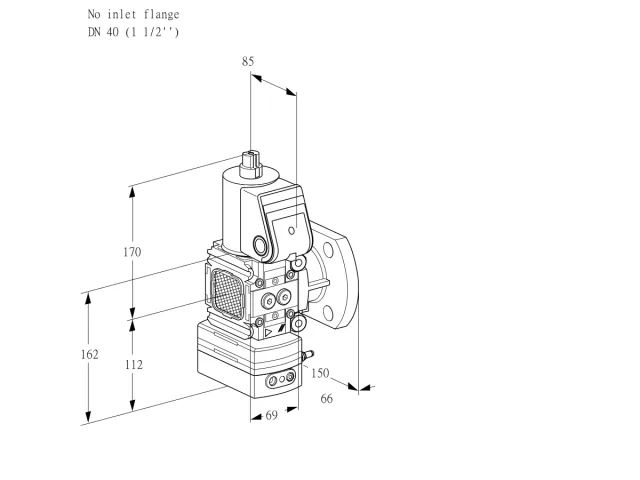 Kromschroder VAD 2-/40F/NW-50A — регулятор давления газа — 88013895