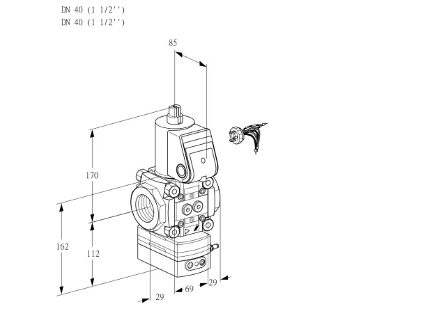 Kromschroder VAD 240R/NK-100A — регулятор давления газа — 88019960