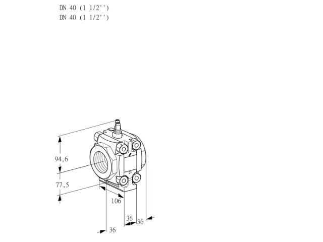 Kromschroder VMO 340N05M38 — расходомер газа — 88033182