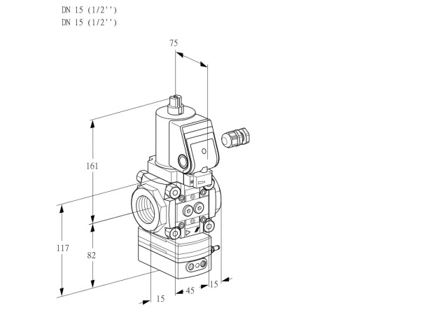 Kromschroder VAD 115R/NPGR-100B — регулятор давления газа — 88026417