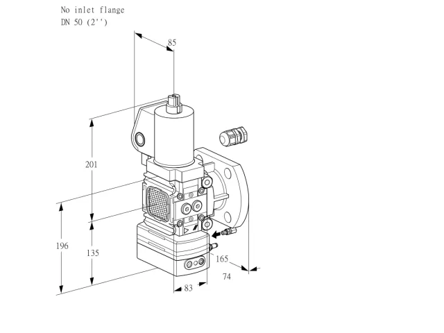 Kromschroder VAG 3-/50F/NKGLAE — регулятор соотношения газ/воздух — 88026117