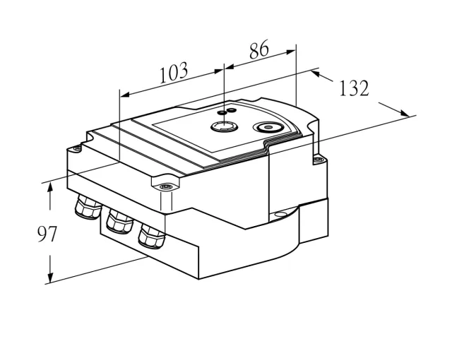 Kromschroder IC 40SA3D — исполнительный механизм — 88301577