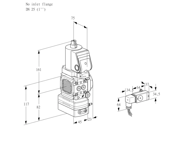 Kromschroder VAD 1T-/25N/NQSR-25A — регулятор давления газа — 88011127