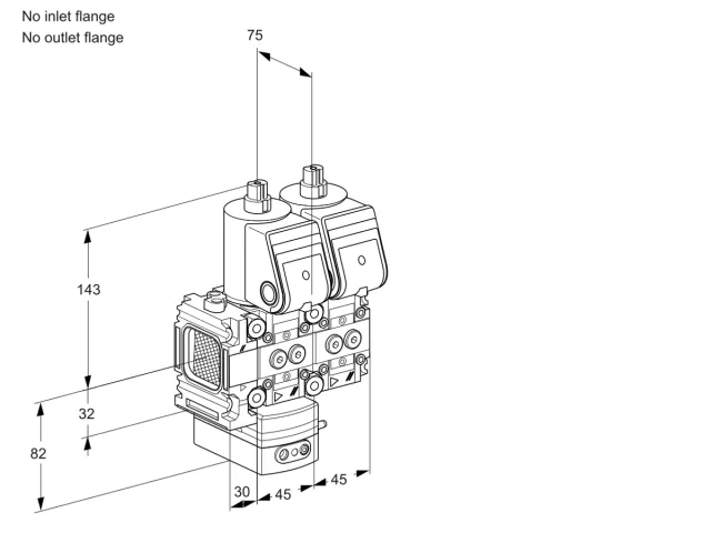 Kromschroder VCD 1T--/--05FD-50NQR/PPPP/PPPP — двойной электромагнитный газовый клапан — 88103133