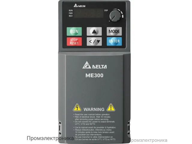 Преобразователи частоты Delta Electronics VFD4A2ME43ANNAA (1.5 кВт 3ф 380В) серии ME300