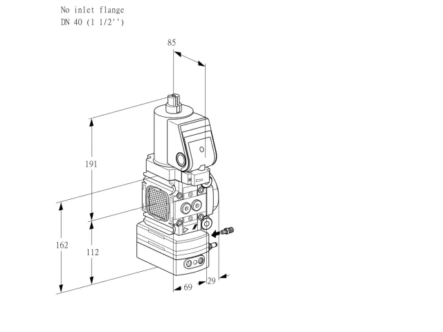 Kromschroder VAG 2T-/40N/NQGRAK — регулятор соотношения газ/воздух — 88030263