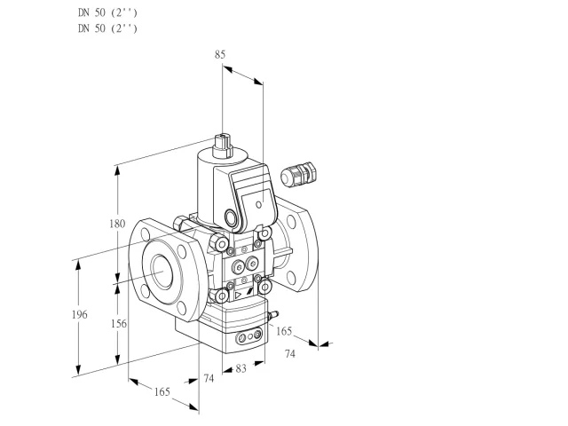 Kromschroder VAV 350F/NWAK — регулятор соотношения газ/воздух — 88011869