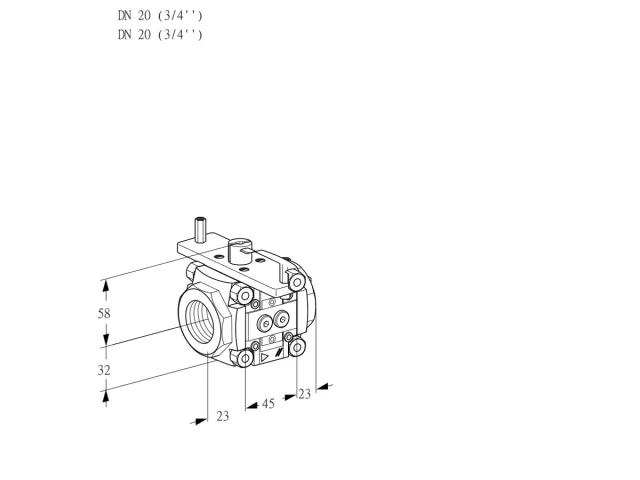 Kromschroder VFC 120/20R05-15PPMM — линейный регулятор расхода — 88300402