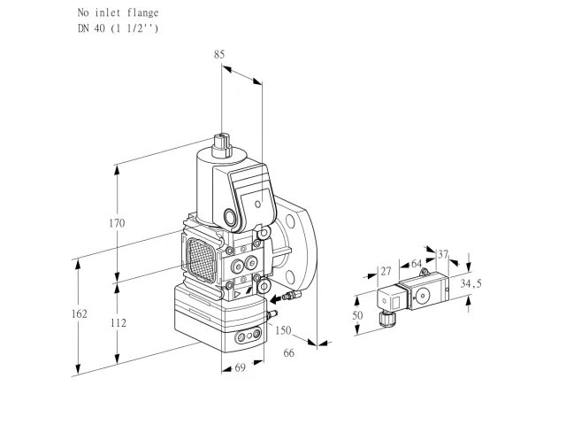 Kromschroder VAG 2-/40F/NWAE — регулятор соотношения газ/воздух — 88005619