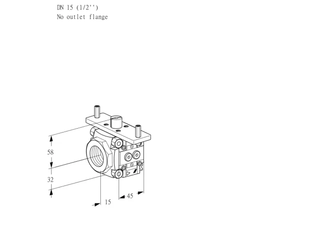 Kromschroder VFC 115/-R05-15PPPP — линейный регулятор расхода — 88300451