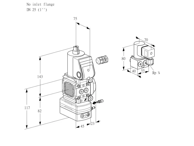 Kromschroder VAG 1-/25R/NWAE — регулятор соотношения газ/воздух — 88013281