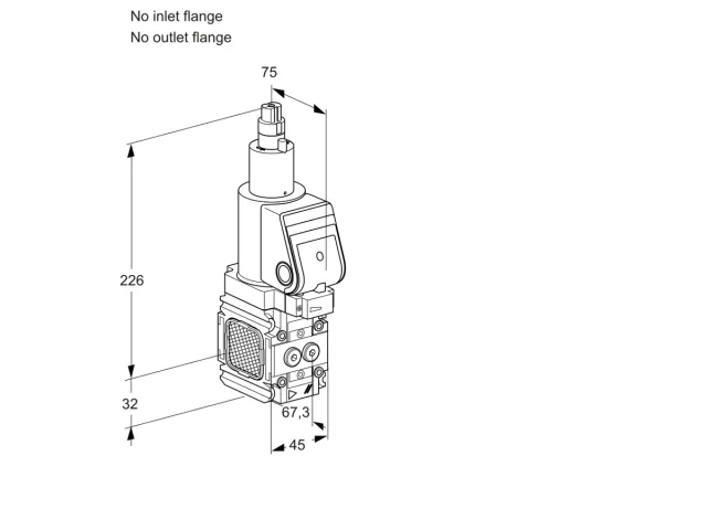 Kromschroder VAS 1T-/LQGR — электромагнитный газовый клапан — 88014751