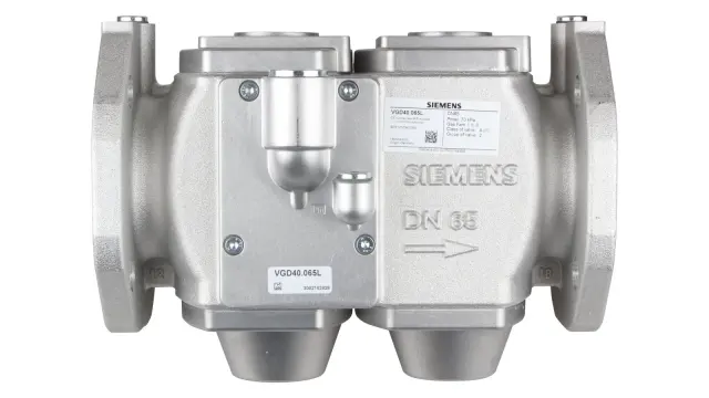 Газовый электромагнитный клапан Siemens VGD40.065L