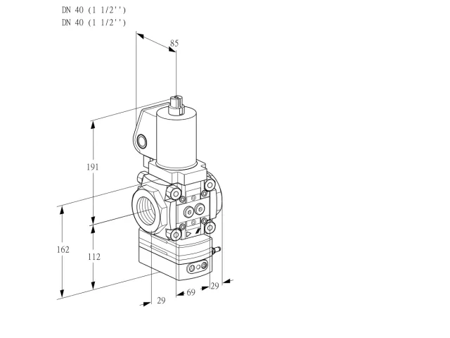 Kromschroder VAD 2T40N/NQGL-100A — регулятор давления газа — 88031957