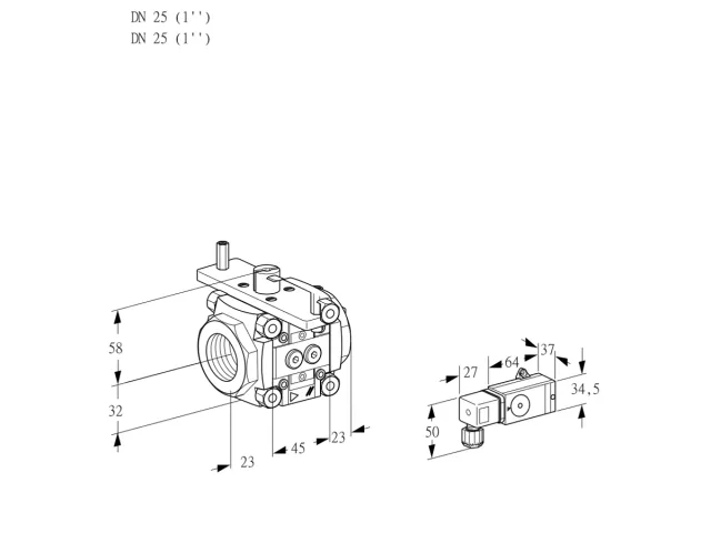Kromschroder VFC 125/25R05-15PP-2 — линейный регулятор расхода — 88303894
