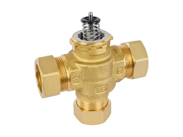 Resideo VCZMF6000/U — трёхходовой регулирующий клапан, Kvs 6,8