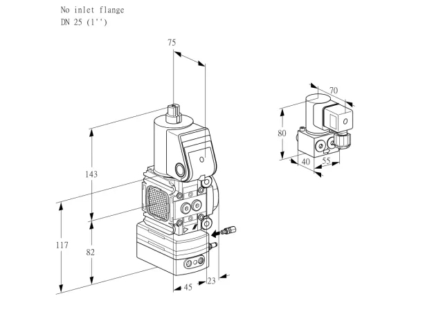 Kromschroder VAG 1-/25R/NWAE — регулятор соотношения газ/воздух — 88003902