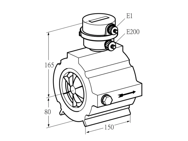 Kromschroder DM 400TW100-120 — расходомер газа — 03200401