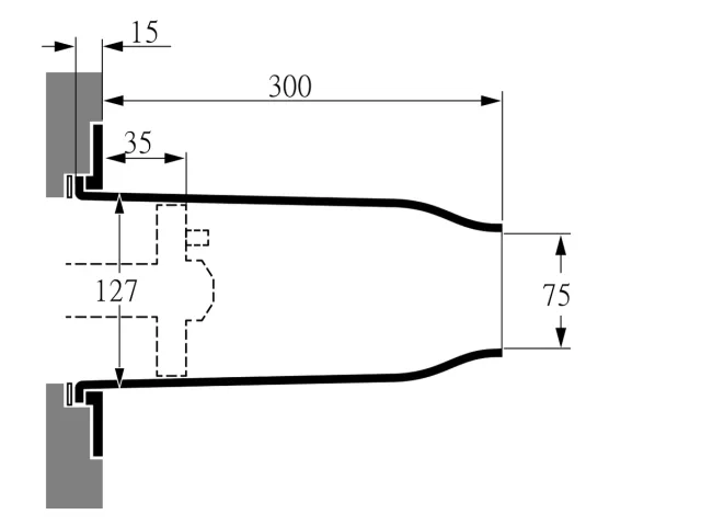 Kromschroder TSC 125B075-300/35-Si-1500 — компонент промышленной горелки — 74922857