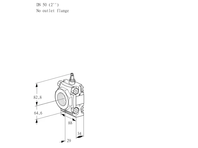Kromschroder VMF 250/-N05M — газовый фильтр — 88018566