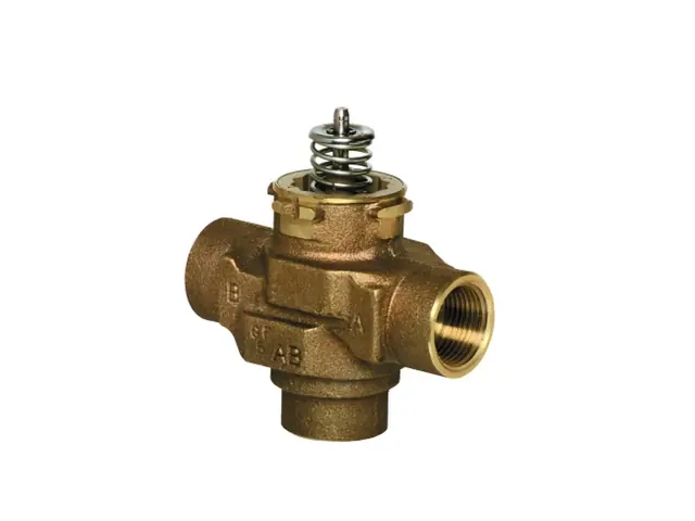 Resideo VCZMH6000/U — трёхходовой регулирующий клапан, Kvs 6,6