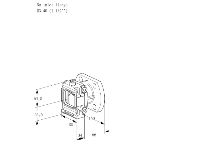 Kromschroder VMV 2-/40F05P — регулятор расхода газа — 88015290