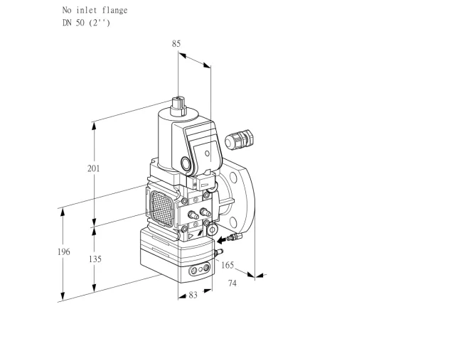 Kromschroder VAG 3-/50F/NWSRAE — регулятор соотношения газ/воздух — 88030147