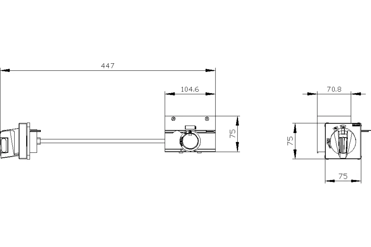 Siemens 3VA9257-0LF10 — Адаптер цилиндрического замка с нишей для принадлежностей принадлежность для