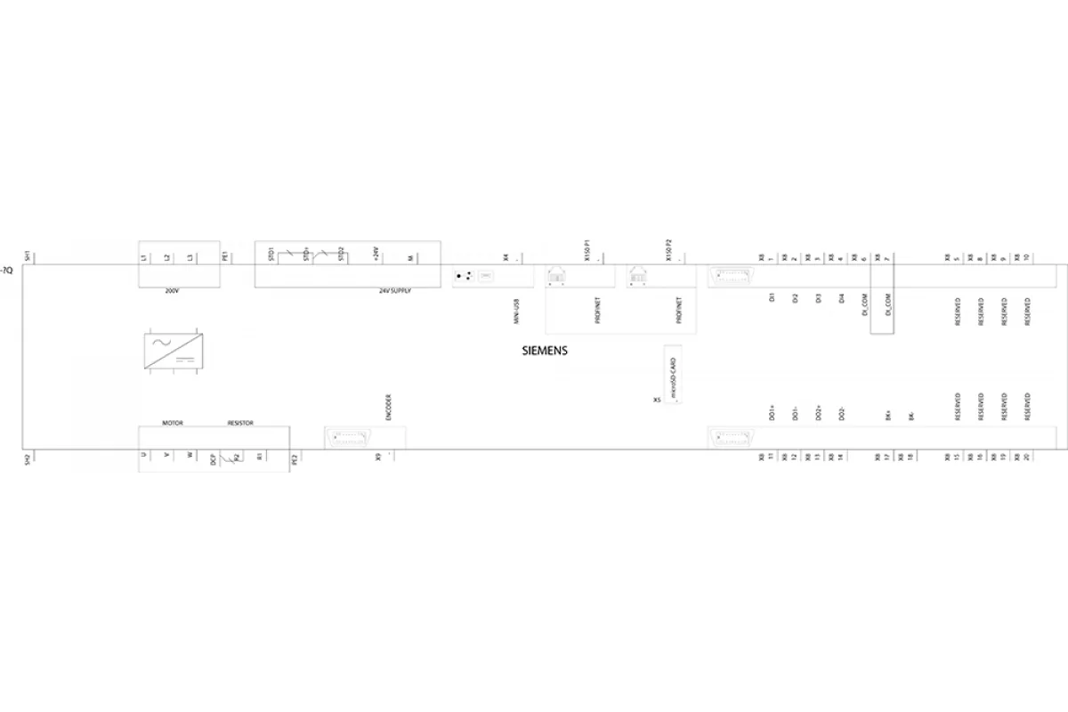 Siemens 6SL3210-5FE11-5UF0 — компонент приводной техники