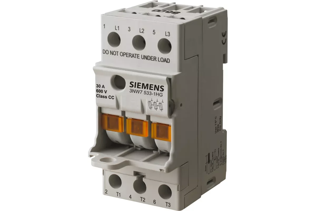 Siemens 3NW7034 — Цилиндрические предохранители и основания